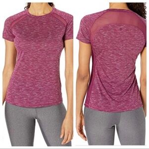 SHAPE activewear Women's Mesh Insert Short Sleeve Tee Size Medium